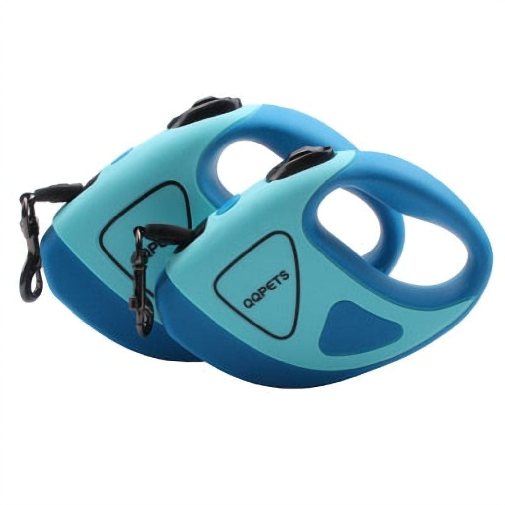 Pet Dog Automatic Retractable Fiber Leash Night Safety LED Shining Automatic Stretching Dog Hand Holding Rope Pet Supplies DL
