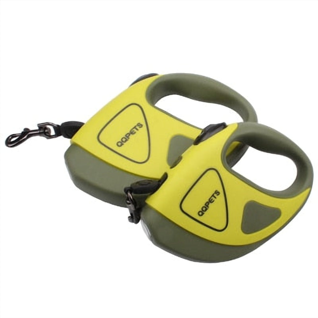 Pet Dog Automatic Retractable Fiber Leash Night Safety LED Shining Automatic Stretching Dog Hand Holding Rope Pet Supplies DL