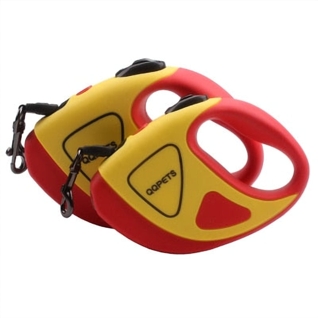 Pet Dog Automatic Retractable Fiber Leash Night Safety LED Shining Automatic Stretching Dog Hand Holding Rope Pet Supplies DL