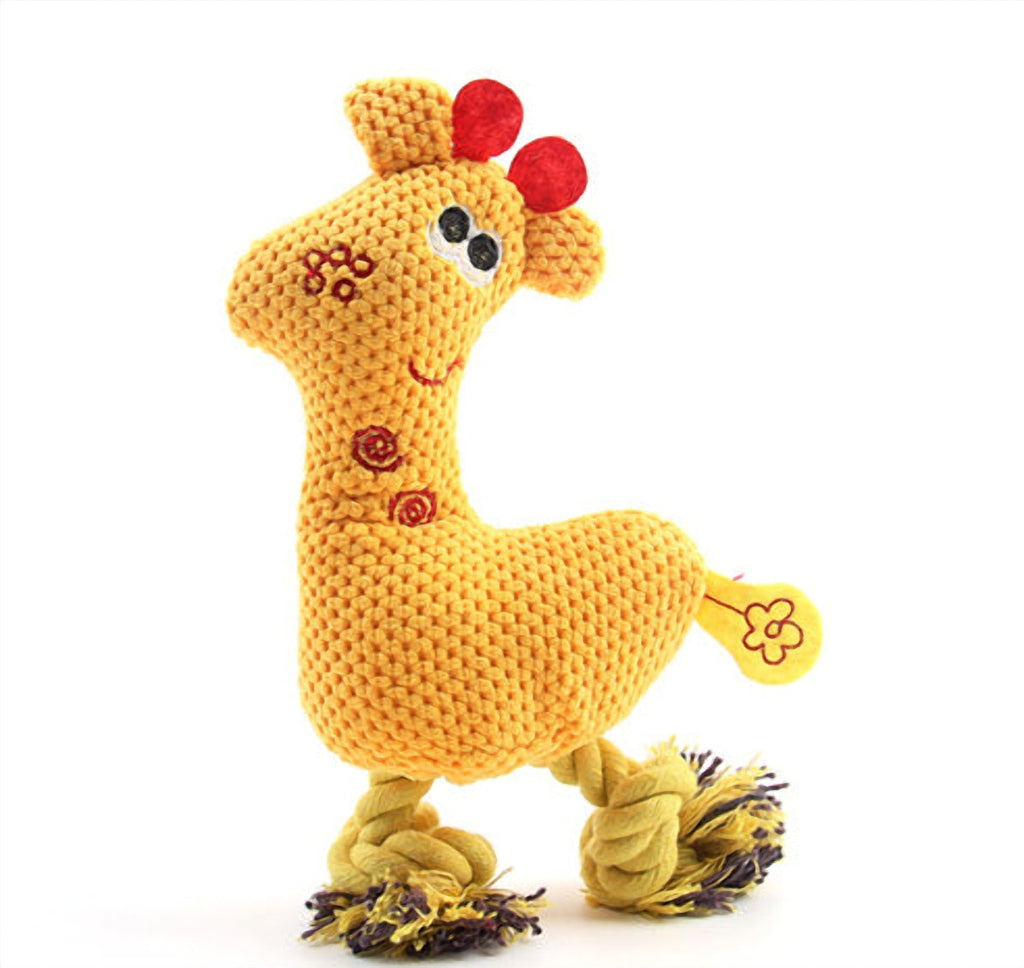 Pet Toys Plush Corn Kernels Sounding Fawn Dog Molars Large Dog Toys Resistant to Bite Pet Supplies - image 4