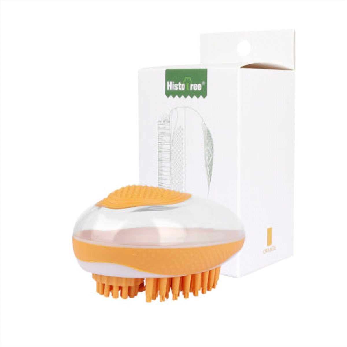 Dog Bath Brush 2-in-1 Pet SPA Massage Comb Soft Silicone Pets Shower Hair Grooming Cmob Dog Cleaning Tool Pet Products - imag