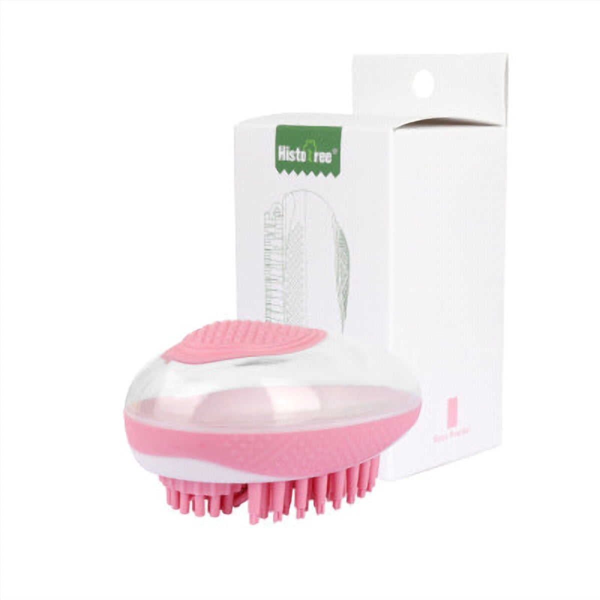 Dog Bath Brush 2-in-1 Pet SPA Massage Comb Soft Silicone Pets Shower Hair Grooming Cmob Dog Cleaning Tool Pet Products - imag