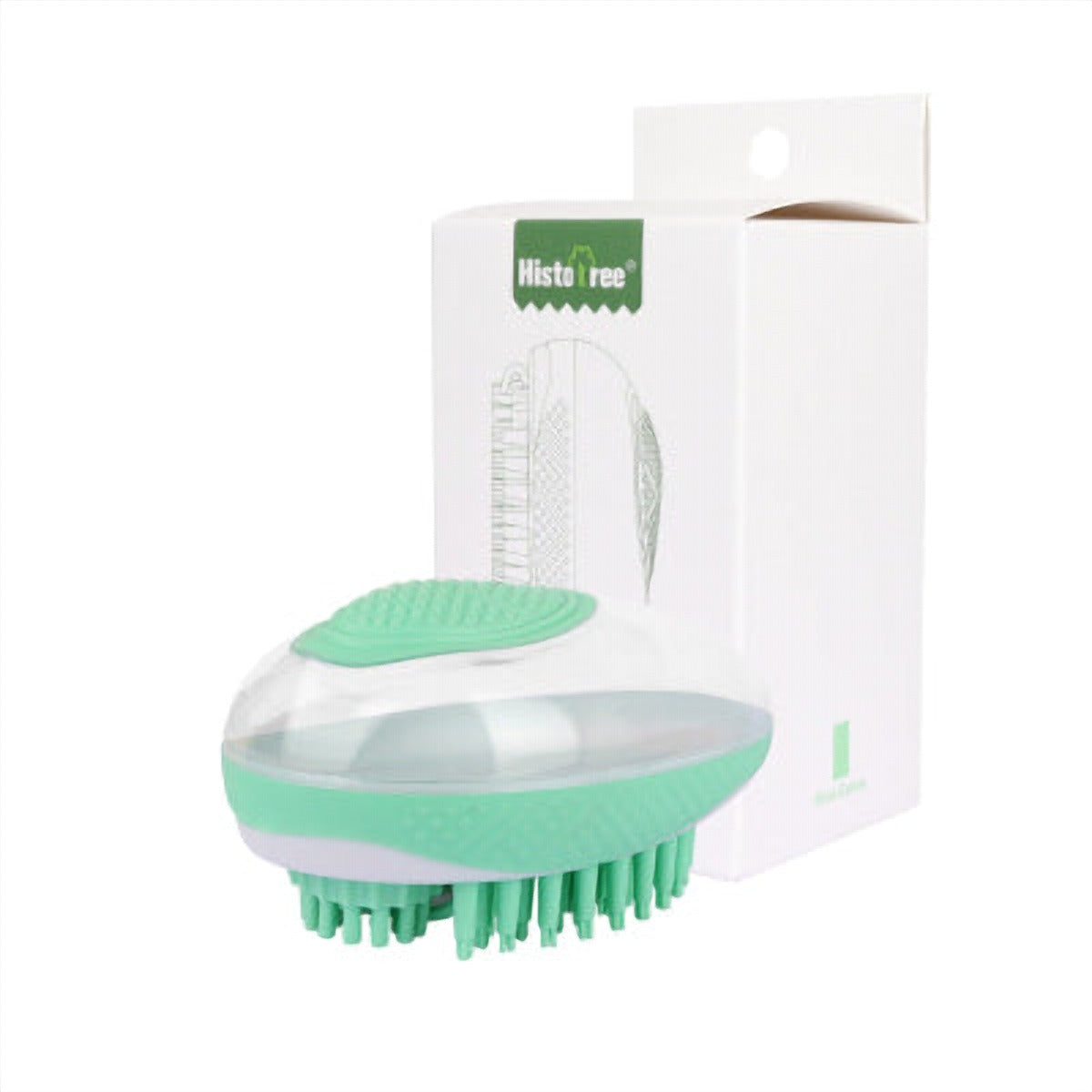 Dog Bath Brush 2-in-1 Pet SPA Massage Comb Soft Silicone Pets Shower Hair Grooming Cmob Dog Cleaning Tool Pet Products - imag