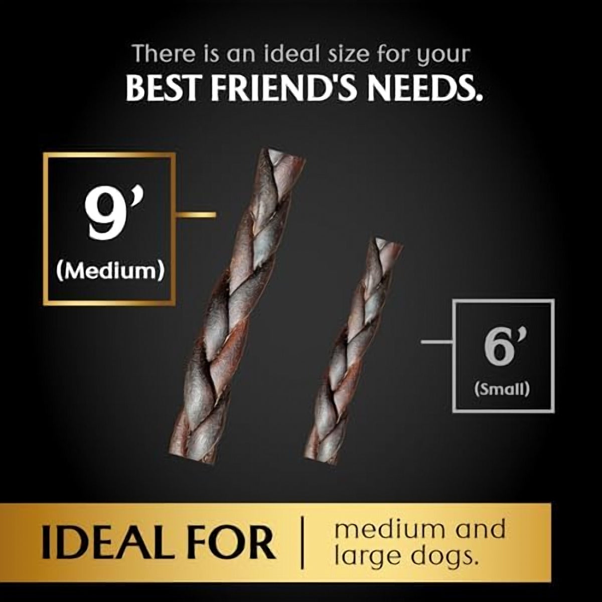 Braided Collagen Dog Sticks – Natural Beef Chew - image 2