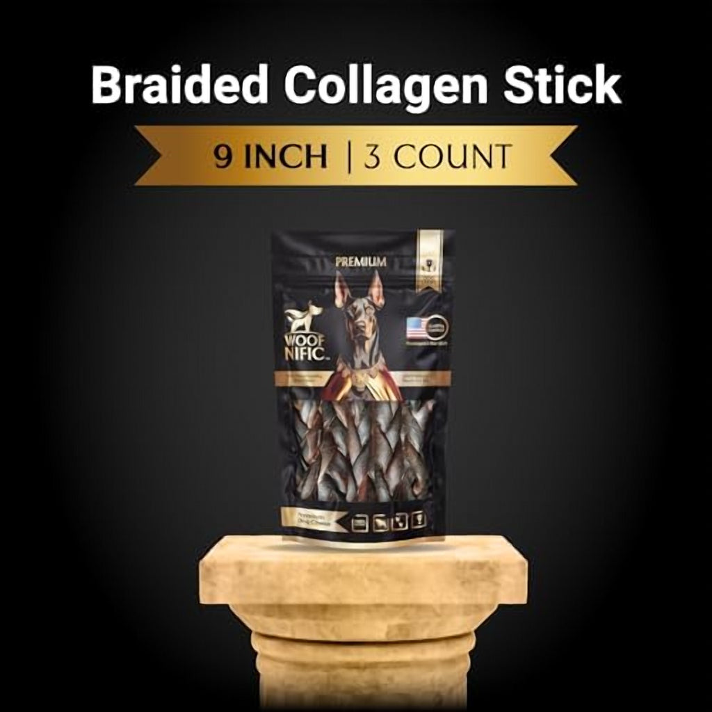 Braided Collagen Dog Sticks – Natural Beef Chew - image 5
