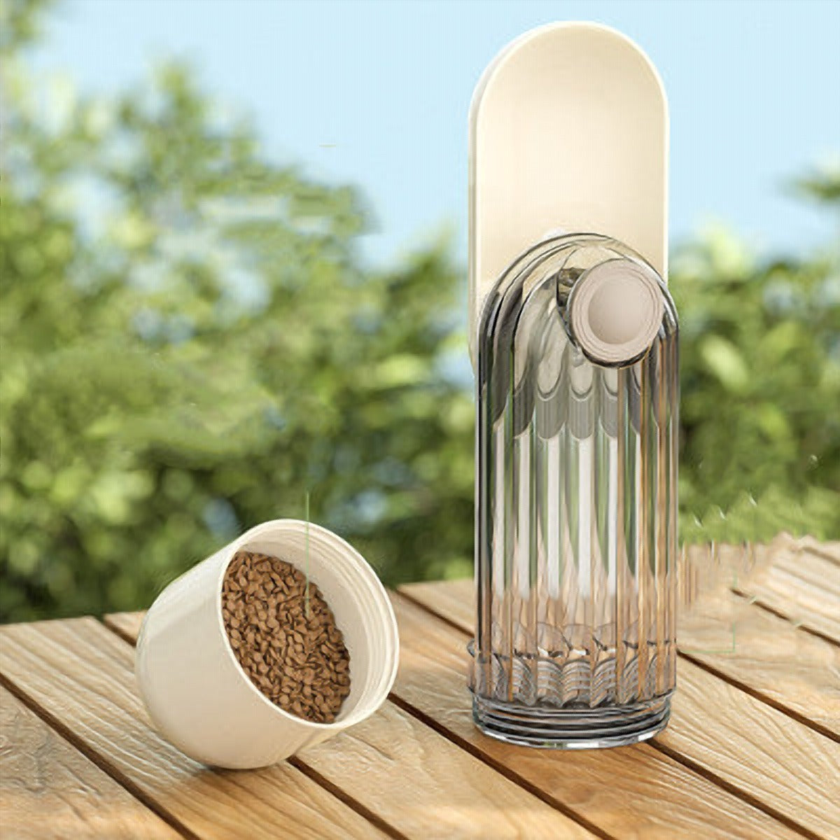 2-in-1 Portable Dog Walking Water & Food Cup - image 3